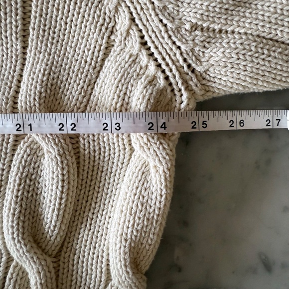 Rowing Blazers x Target Croquet Stripe Cable Knit Sweater XL V-Neck Rainbow Soft - Picture 8 of 10